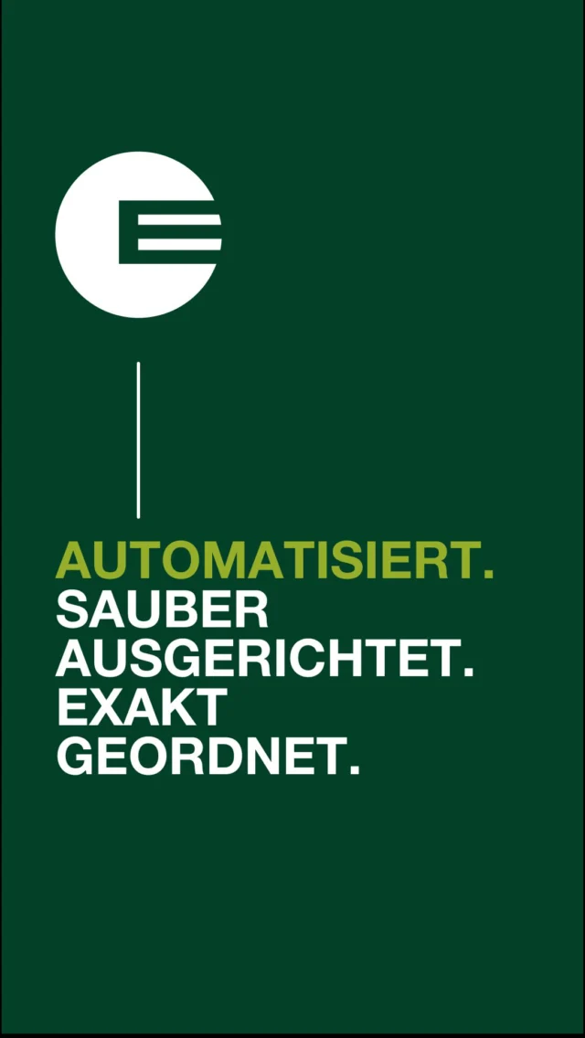 AUTOMATISIERT & EXAKT GESTAPELT

Nach der Sortierung wird das Schnittholz präzise vereinzelt
und automatisiert lagenweise gestapelt – sauber ausgerichtet,
pro Paket exakt aufgebaut und bereit für die nächsten
Prozessschritte.

#Automatisiert #ExaktGestapelt #Schnittholz
#Holzverarbeitung #Prozesssicherheit